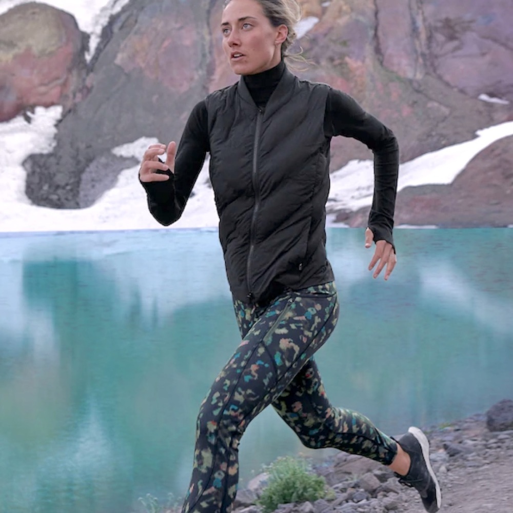 Athleta GREEN outdoorsy dressy vest